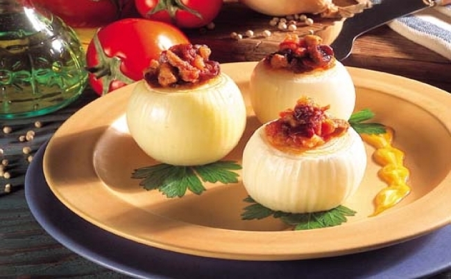 Cebollas rellenas